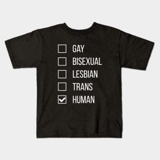 Human LGBT Kids T-Shirt